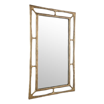 Uttermost Felix Brass Rectangle Mirror 08186