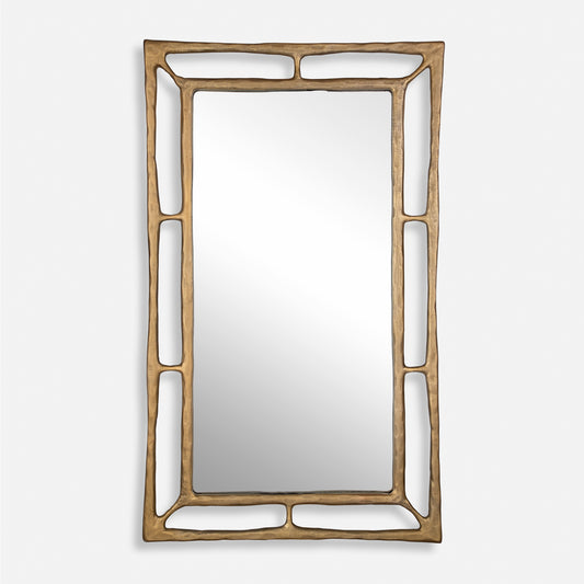 Uttermost Felix Brass Rectangle Mirror 08186