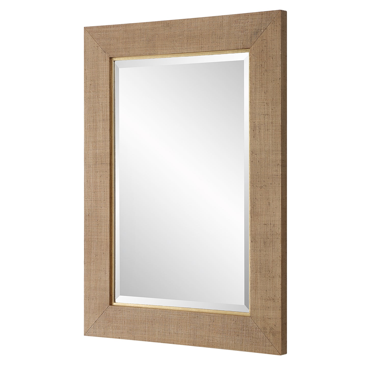 Uttermost Bungalow Grass Cloth Mirror 08208