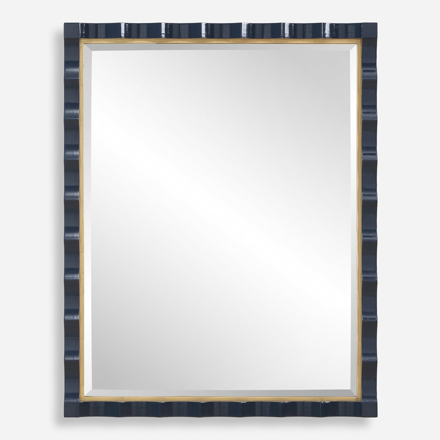 Uttermost Gulf Navy Blue Mirror 08207