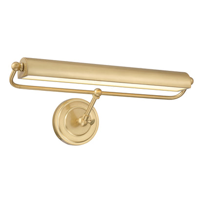 Crystorama Miller Integrated LED Aged Brass Sconce MLR-202-AG