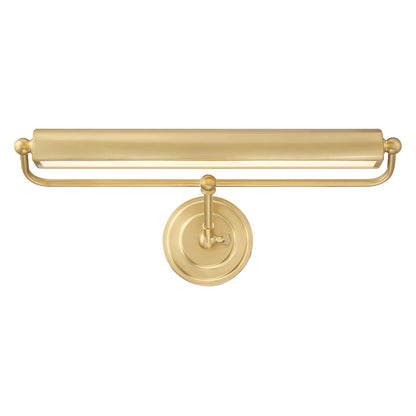 Crystorama Miller Integrated LED Aged Brass Sconce MLR-202-AG