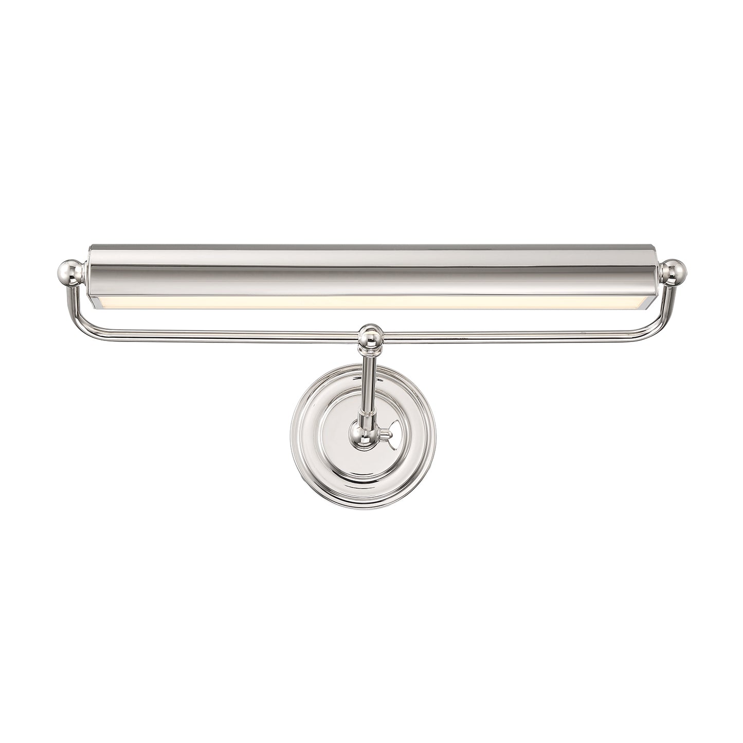 Crystorama Miller Integrated LED Polished Nickel Sconce MLR-202-PN