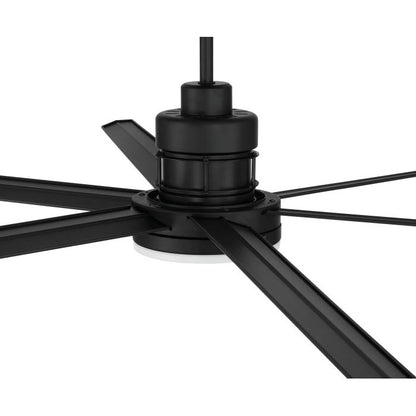 Craftmade Ceiling Fan 80" Mondo Indoor/Outdoor in Flat Black w/ Flat Black Blades MND80FB6