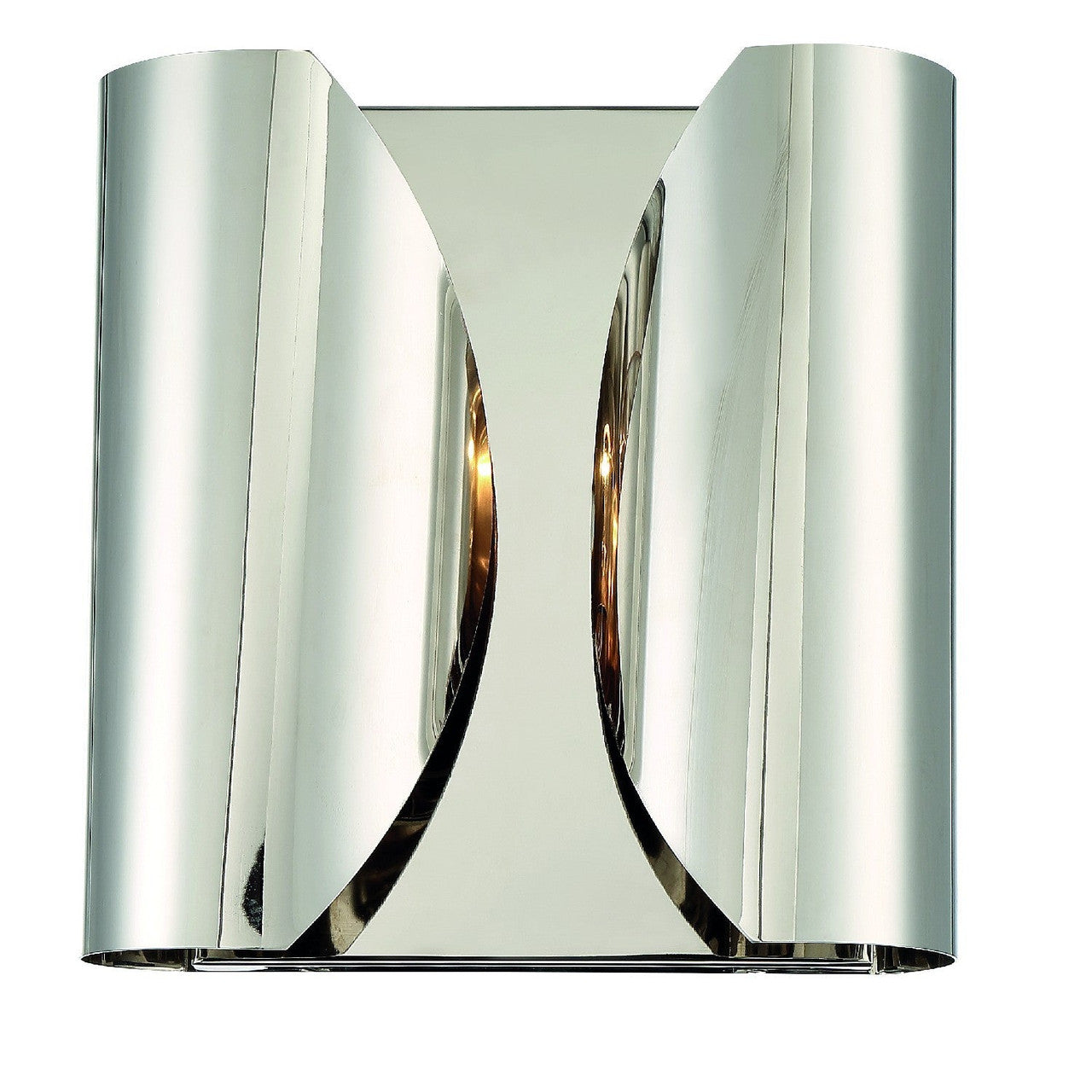 Crystorama Monique 2 Light Polished Nickel Wall Mount MOQ-A3692-PN