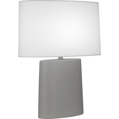 Robert Abbey  Matte Smoky Taupe Victor Table Lamp in Matte Smoky Taupe Glazed Ceramic MST03