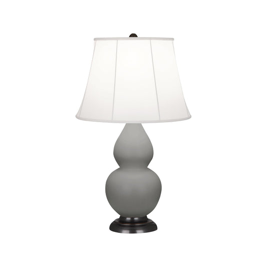 Robert Abbey  Matte Smoky Taupe Small Double Gourd Accent Lamp in Matte Smoky Taupe Glazed Ceramic MST11