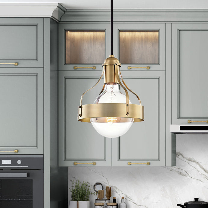 SPECIAL BUY: Mitzi Violet 1 Light Pendant in Aged Brass H271701-AGB