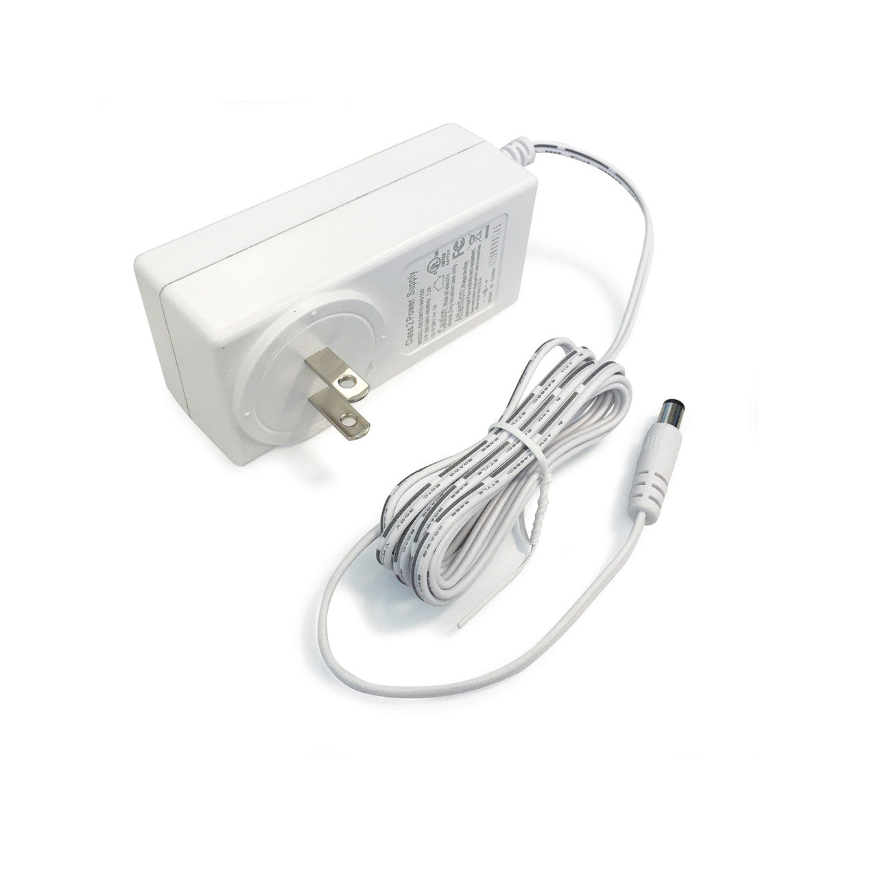 Nora Lighting 12V, 24W, Class 2 Direct Plug-In Driver, White Finish NAPK-524W/12