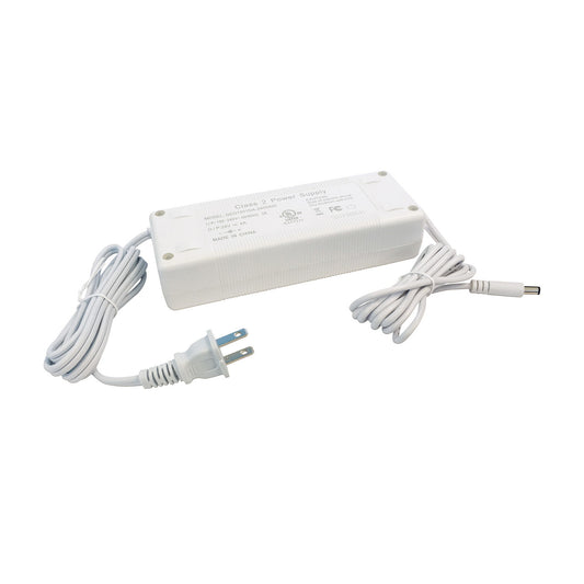 Nora Lighting 24V 96W Cord + Plug Direct Plug-in Driver, White NATL-596W