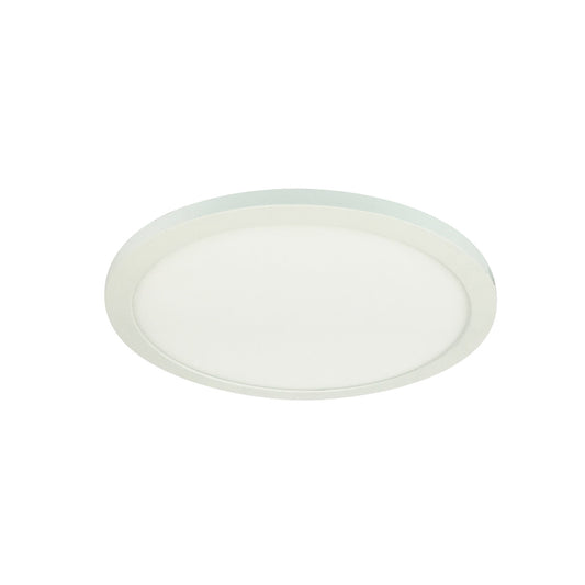 Nora Lighting 11" ELO+ Surface Mounted LED, 1700lm / 24W, 3000K, 90+ CRI, 120V Triac/ELV Dimming, White NELOCAC-11RP930W