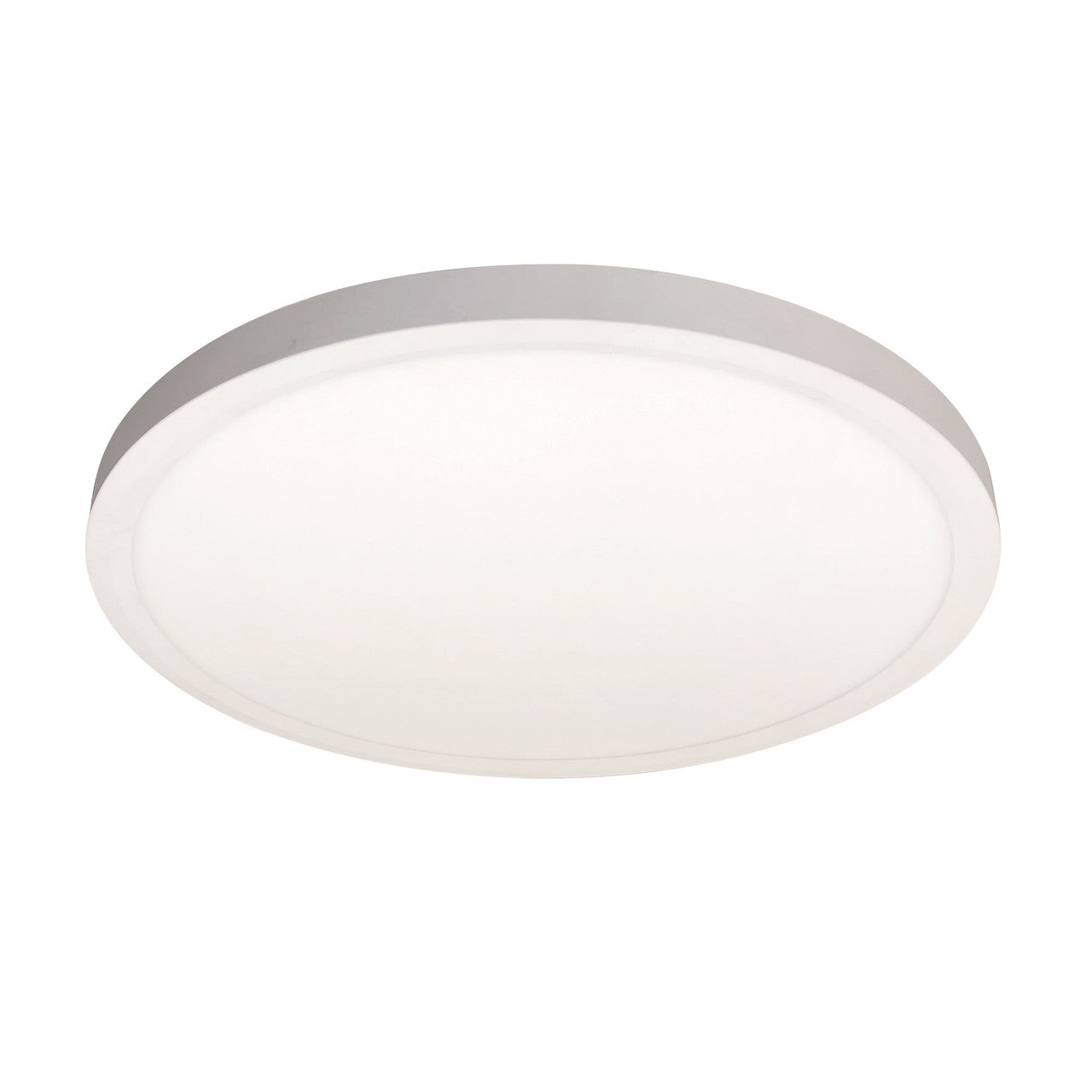 Nora Lighting 16" ELO Surface Mounted LED, 2200lm / 20W, 2700K, 90+ CRI, 120V Triac/ELV or 277V Non-Dimming, White NELOCAC-16R927W