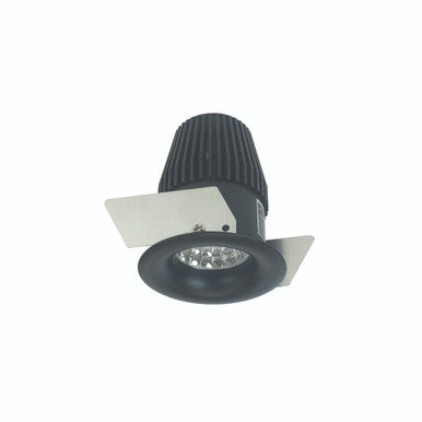 Nora Lighting 1" Iolite LED NTF Round Bullnose, 600lm, 5000K, Black finish NIO-1RNB50XBB