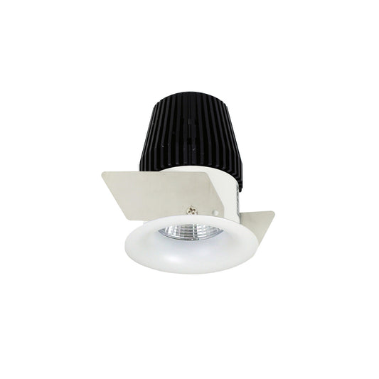 Nora Lighting 1" Iolite LED NTF Round Bullnose, 600lm, 4000K, Matte Powder White finish NIO-1RNB40XMPW