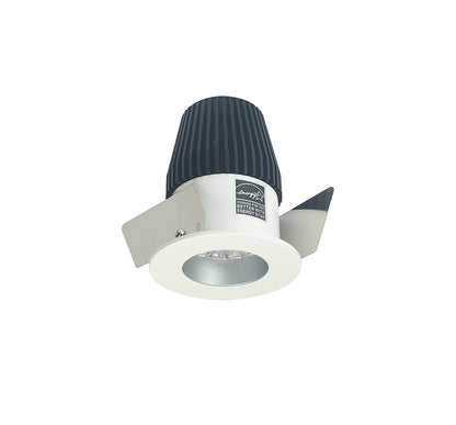 Nora Lighting 1" Iolite LED NTF Round Reflector, 600lm, 3500K, Haze Reflector / White Flange NIO-1RNG35XHW