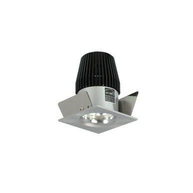 Nora Lighting 1" Iolite LED BWF Square Bullnose, 600lm, 2700K, Natural Metal Reflector / Natural Metal Flange NIOB-1SNB27XNN