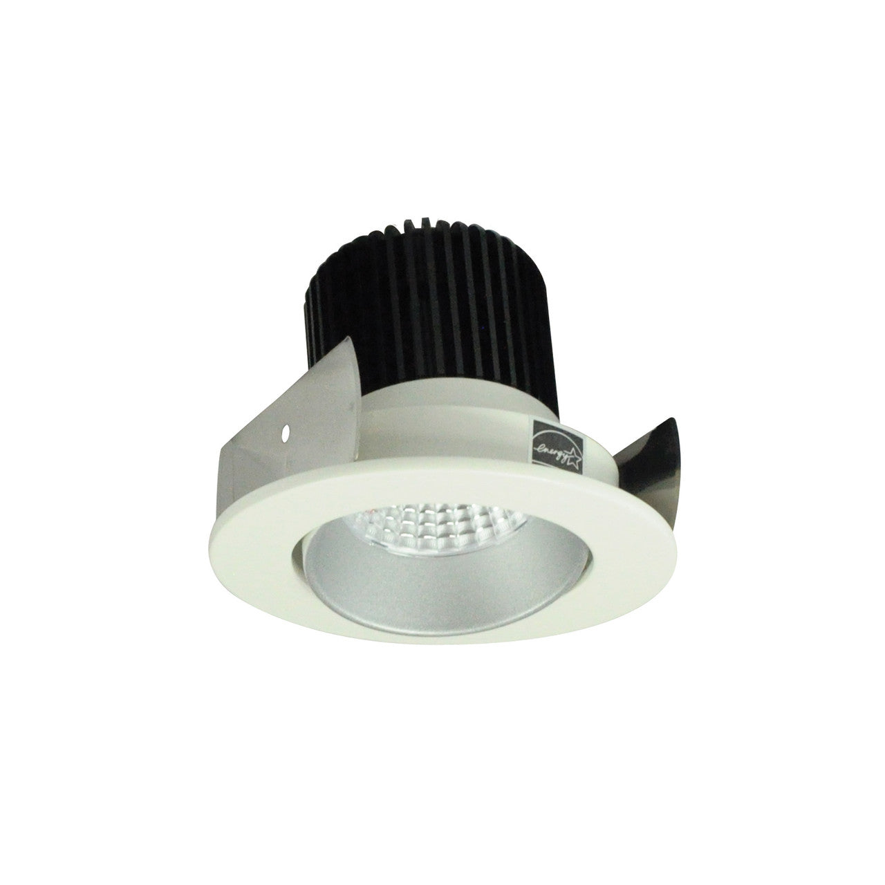 Nora Lighting 2" Iolite LED Round Adjustable Cone Reflector, 800lm / 14W, 5000K, Haze Reflector / White Flange NIOB-2RC50XHW