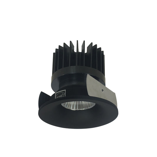 Nora Lighting 2" Iolite LED Round Bullnose, 1500lm/2000lm/2500lm (varies by housing), 2700K, Black Finish NIOB-2RNB27XBB/HL