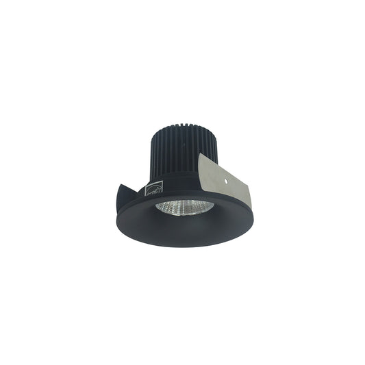 Nora Lighting 2" Iolite LED Round Bullnose, 800lm / 14W, 5000K, Black Finish NIOB-2RNB50XBB