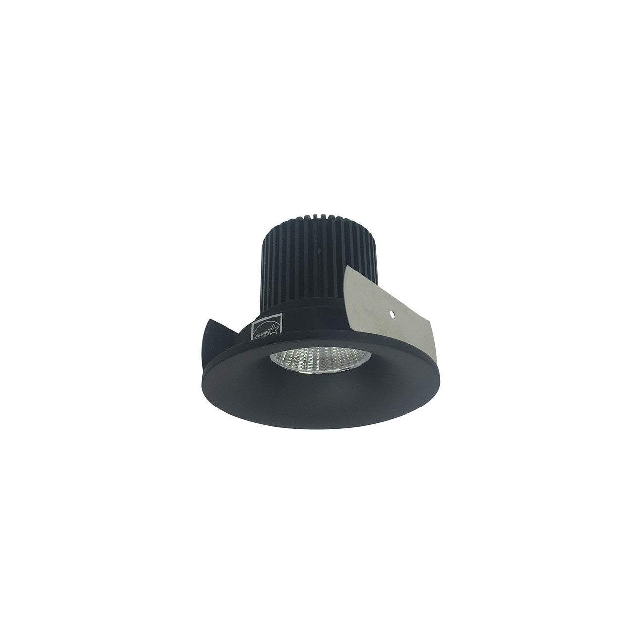 Nora Lighting 2" Iolite LED Round Bullnose, 800lm / 14W, Comfort Dim, Black Finish NIOB-2RNBCDXBB