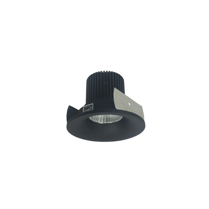 Nora Lighting 2" Iolite LED Round Bullnose, 1000lm / 14W, 2700K, Black Finish NIOB-2RNB27XBB/10