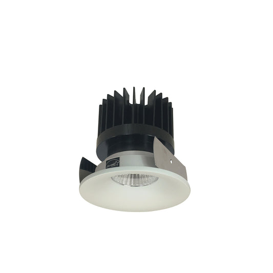 Nora Lighting 2" Iolite LED Round Bullnose, 1500lm/2000lm/2500lm (varies by housing), 5000K, White Finish NIOB-2RNB50XWW/HL