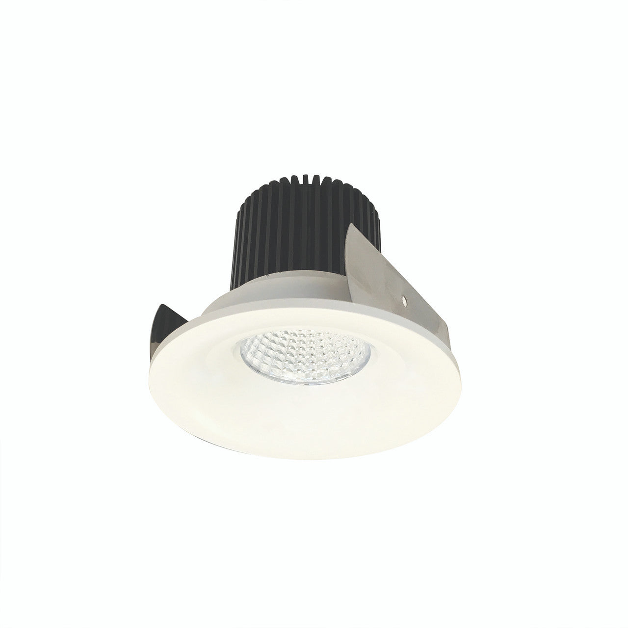 Nora Lighting 2" Iolite LED Round Bullnose, 800lm / 14W, 5000K, White Finish NIOB-2RNB50XWW