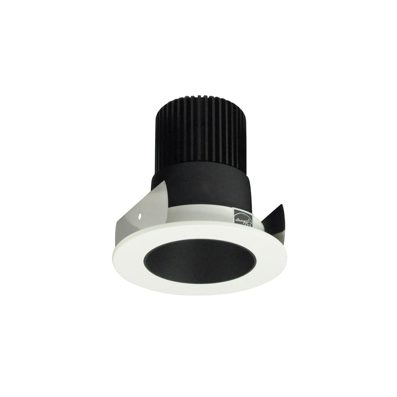 Nora Lighting 2" Iolite LED Round Reflector, 1000lm / 14W, 3500K, Black Reflector / White Flange NIOB-2RNDC35XBW/10