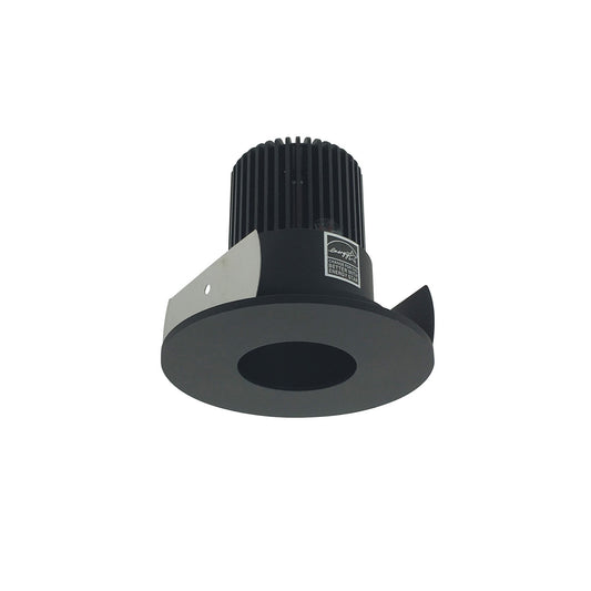 Nora Lighting 2" Iolite LED Round Pinhole, 10-Degree Optic, 800lm / 12W, 3500K, Black Pinhole / Black Flange NIOB-2RPH35QBB