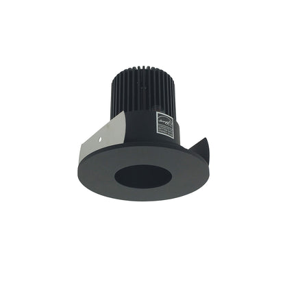 Nora Lighting 2" Iolite LED Round Pinhole, 1000lm / 14W, 3500K, Black Pinhole / Black Flange NIOB-2RPH35XBB/10