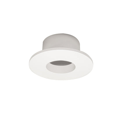 Nora Lighting 1" Iolite Can-less Round Downlight Trim, White finish NIOC-1RNGWW