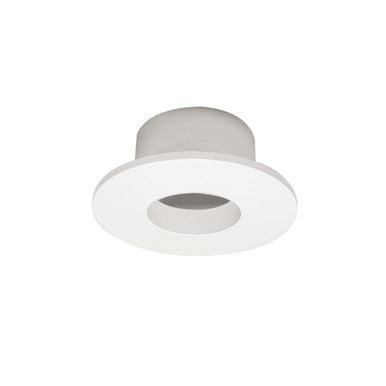 Nora Lighting 1" Iolite Can-less Round Downlight Trim, White finish NIOC-1RNGWW