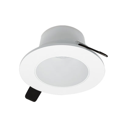 Nora Lighting 2" Iolite Can-less Round Downlight Trim, Matte Powder White finish NIOC-2RNDCMPW