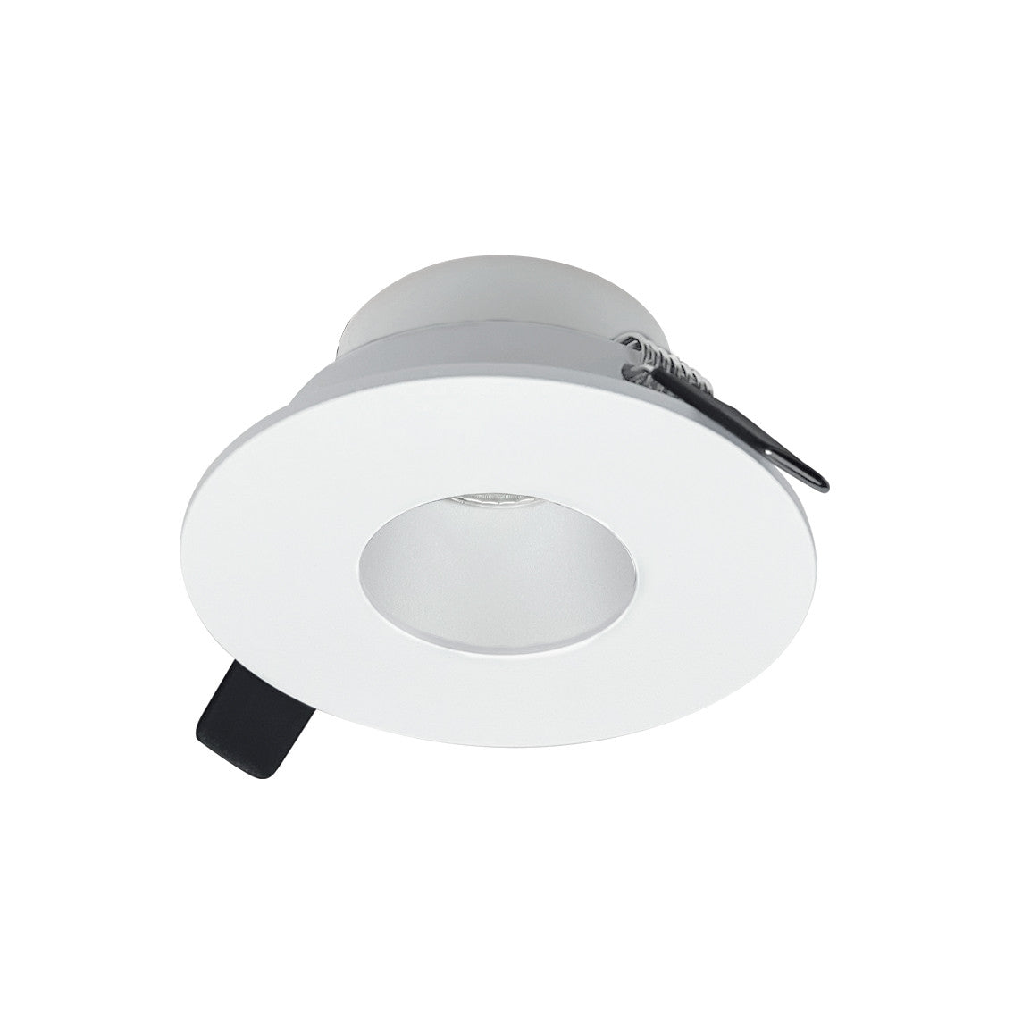 Nora Lighting 2" Iolite Can-less Round Pinhole Trim, Matte Powder White finish NIOC-2RPHMPW