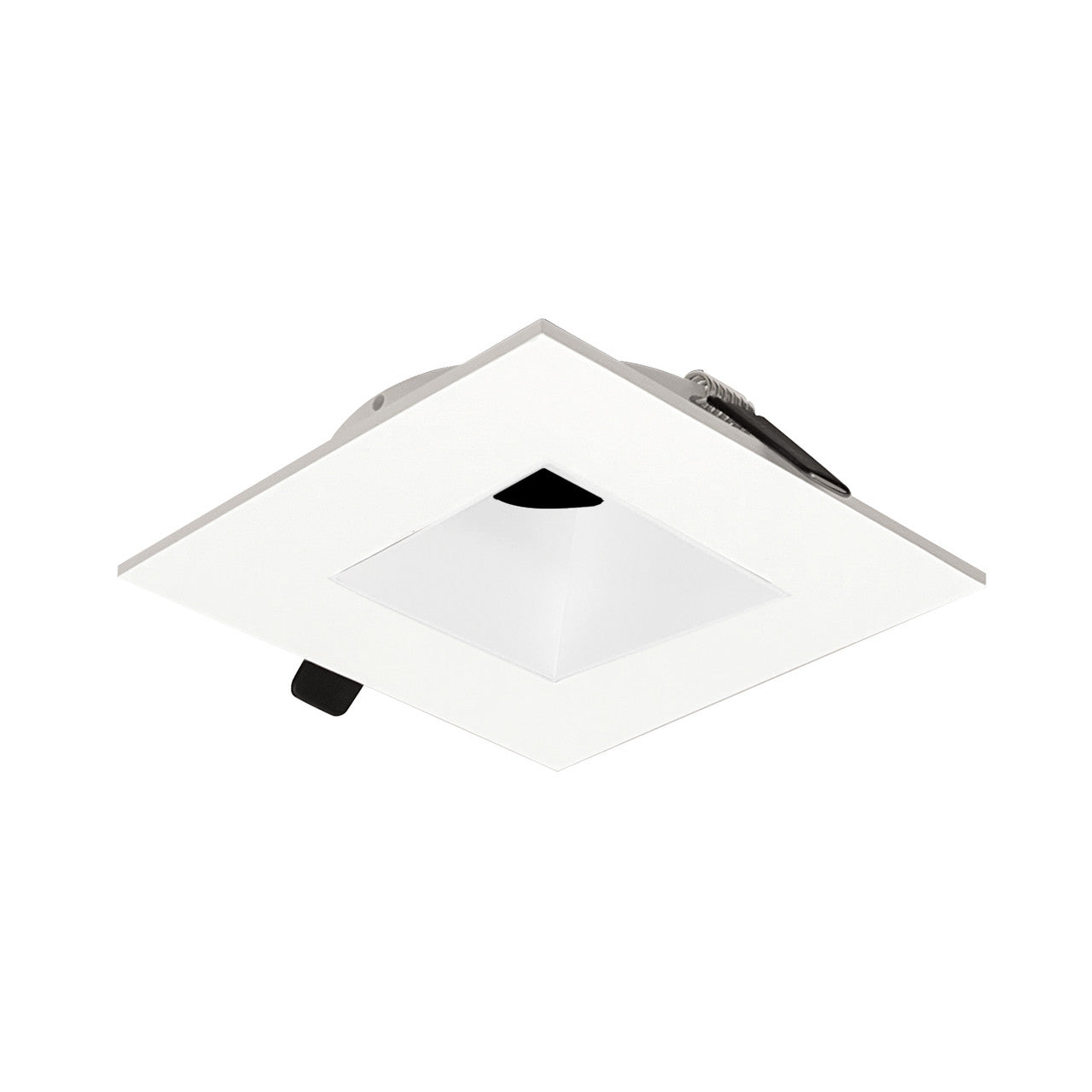 Nora Lighting 2" Iolite Can-less Square Downlight Trim, White finish NIOC-2SNDSQWW