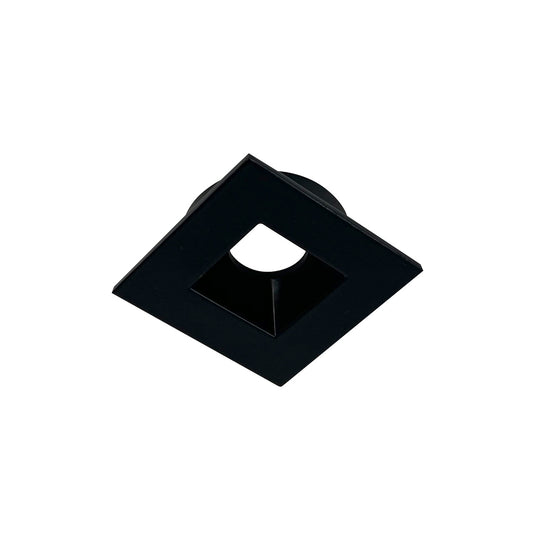 Nora Lighting Square Trim for NM1-PRDC, Matte Black finish NM1-PSDTBB