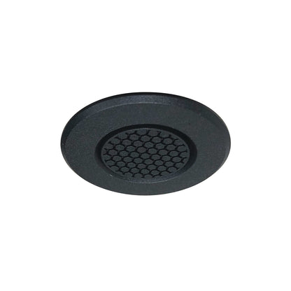 Nora Lighting 1" Round M1 Hex Cell Louver Trim, Black NM1-RAIHECB