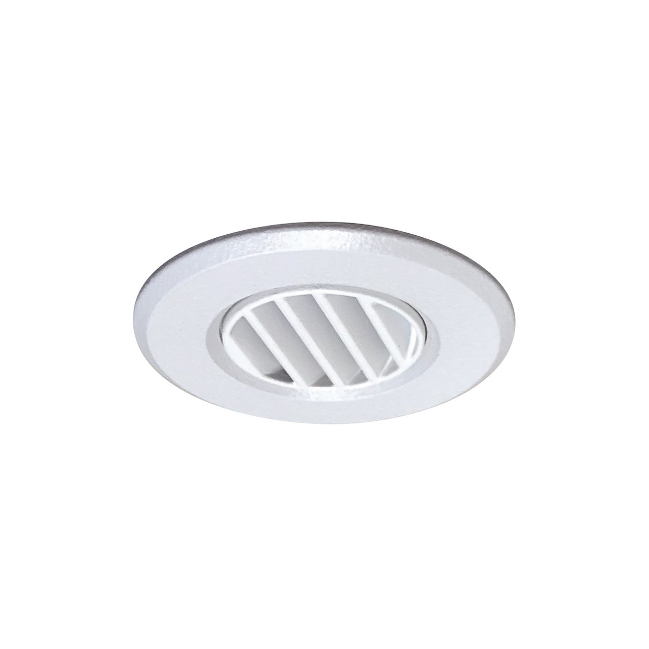 Nora Lighting 1" Round M1 Louver Trim, White NM1-RLOUVW