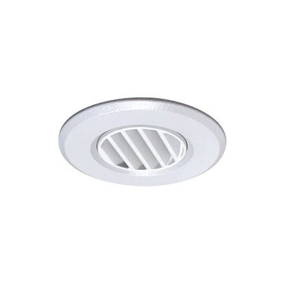 Nora Lighting 1" Round M1 Louver Trim, White NM1-RLOUVW