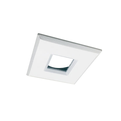 Nora Lighting 1" Square M1 Stainless Steel Trim, White NM1-SSSW