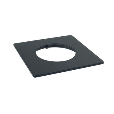 Nora Lighting Square Trim for NM2-2R270, Matte Black NM2-2SETB