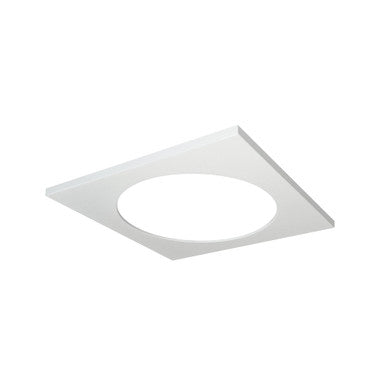 Nora Lighting Square Trim for NM4-R470, Matte Powder White NM4-SETMPW