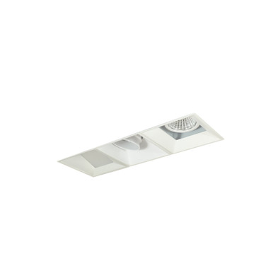 Nora Lighting Iolite MLS 3-Head Trimless Reflector Kit, Comfort Dim, 800lm, MPW Adj. Snoot/Fixed Downlt./Wall Wash Trims NMIOTL-13-NF-AFW-CDX-10-MPW