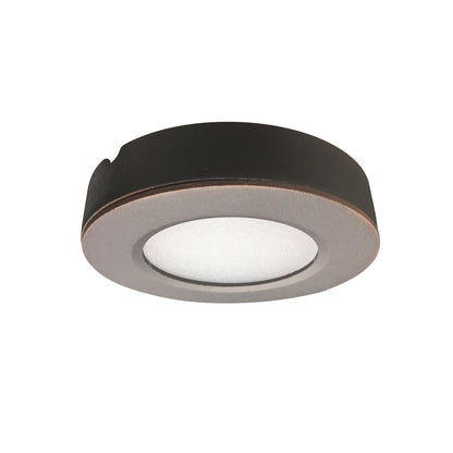 Nora Lighting 12V Josh LED Puck Light, 300lm / 3500K, Bronze Finish NMP-LED35BZ