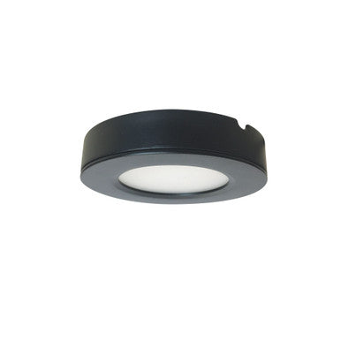 Nora Lighting 12V Josh LED Puck Light, 300lm / 3000K, Black Finish NMP-LED30B