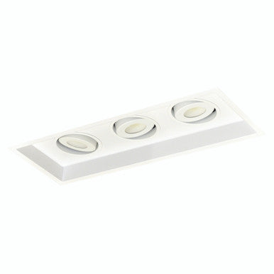 Nora Lighting NMR2 3L L15 27K SPOT WHT/WHT NMRT2-13L1527SWW