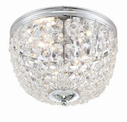 Crystorama Nola 2 Light Polished Chrome Ceiling Mount NOL-312-CH-CL-MWP