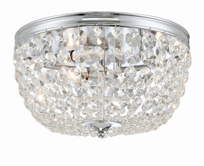 Crystorama Nola 3 Light Polished Chrome Ceiling Mount NOL-314-CH-CL-MWP