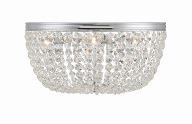 Crystorama Nola 5 Light Polished Chrome Ceiling Mount NOL-320-CH-CL-MWP