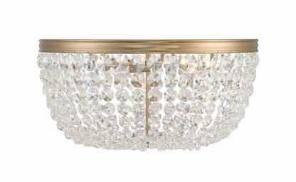 Crystorama Nola 5 Light Vibrant Gold Ceiling Mount NOL-320-VG-CL-MWP